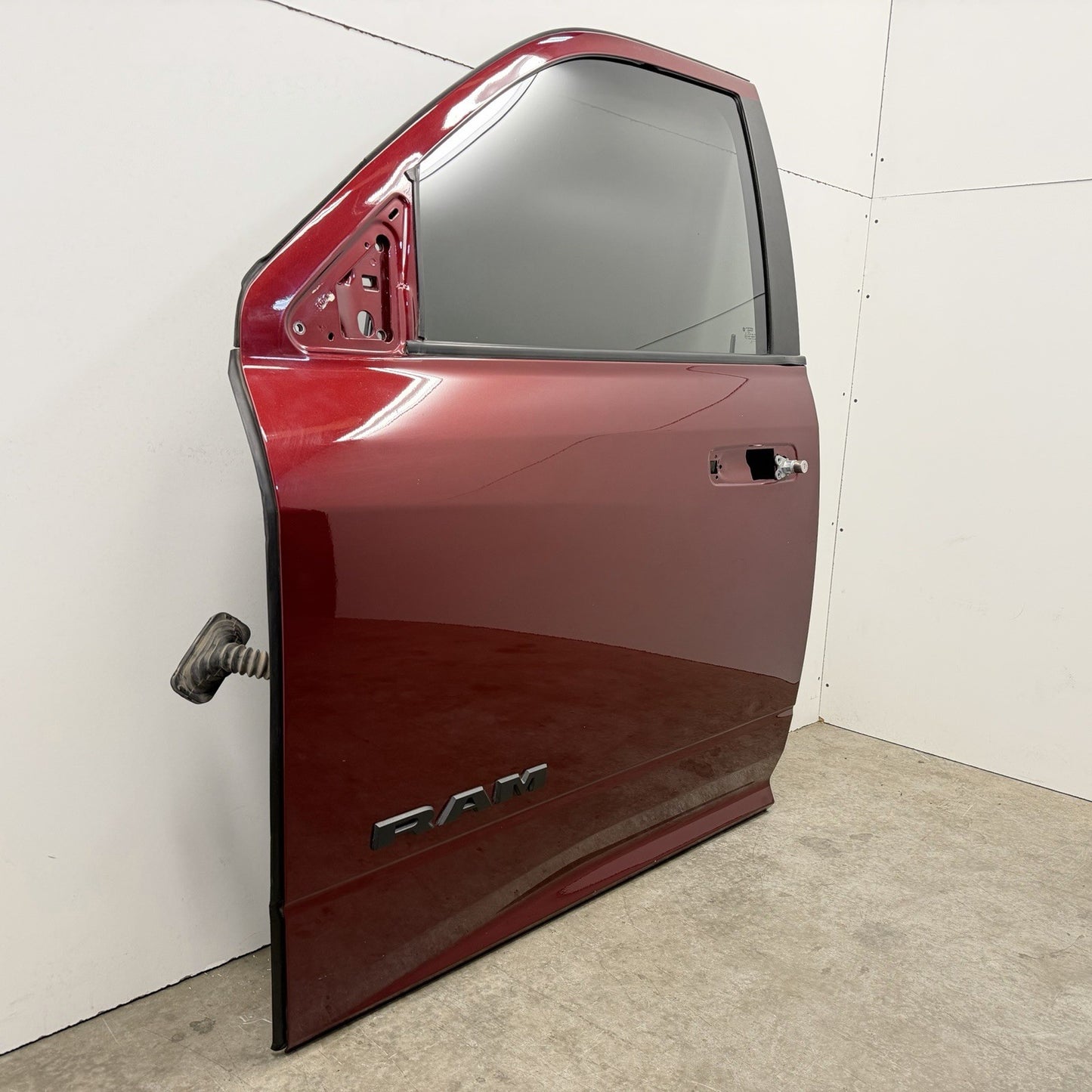 19-22 Ram 2500 3500 Crew Cab Left Front Door Shell Complete Acoustic Glass OEM