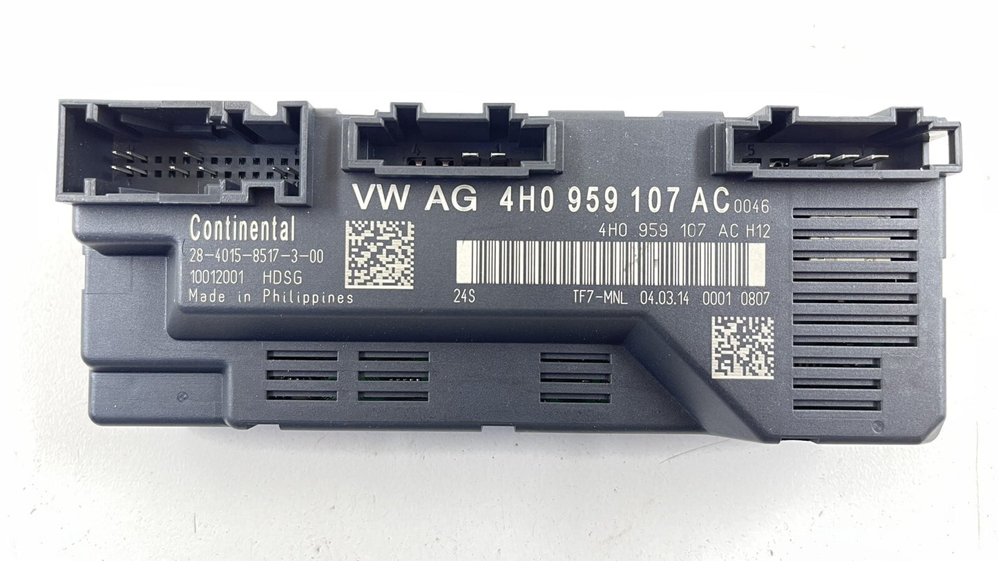 15-18 AUDI A8 S8 POWER TRUNK CONTROL MODULE 4H0 959 107 AC OEM