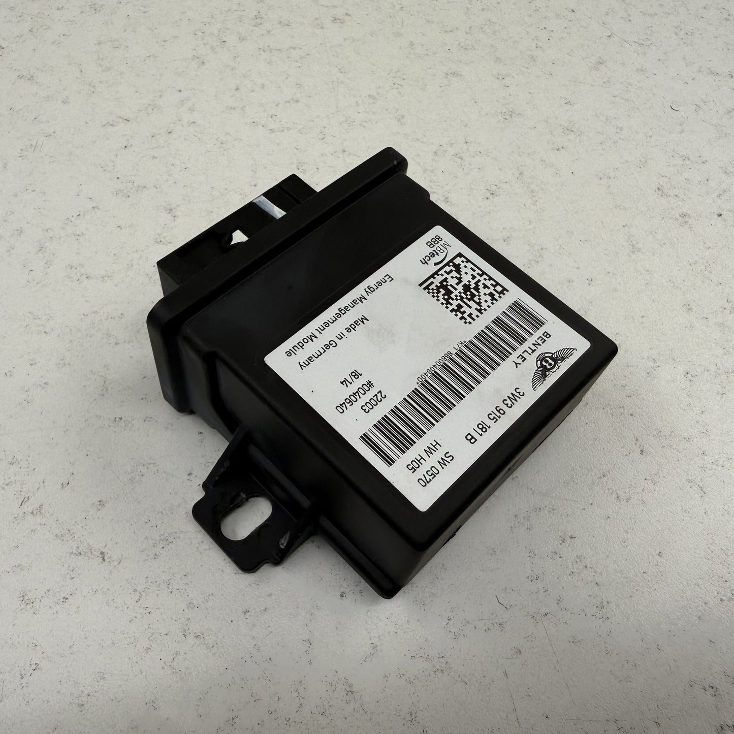 2014-2018 Bentley Flying Spur Energy Management Control Module 3W3915181B OEM