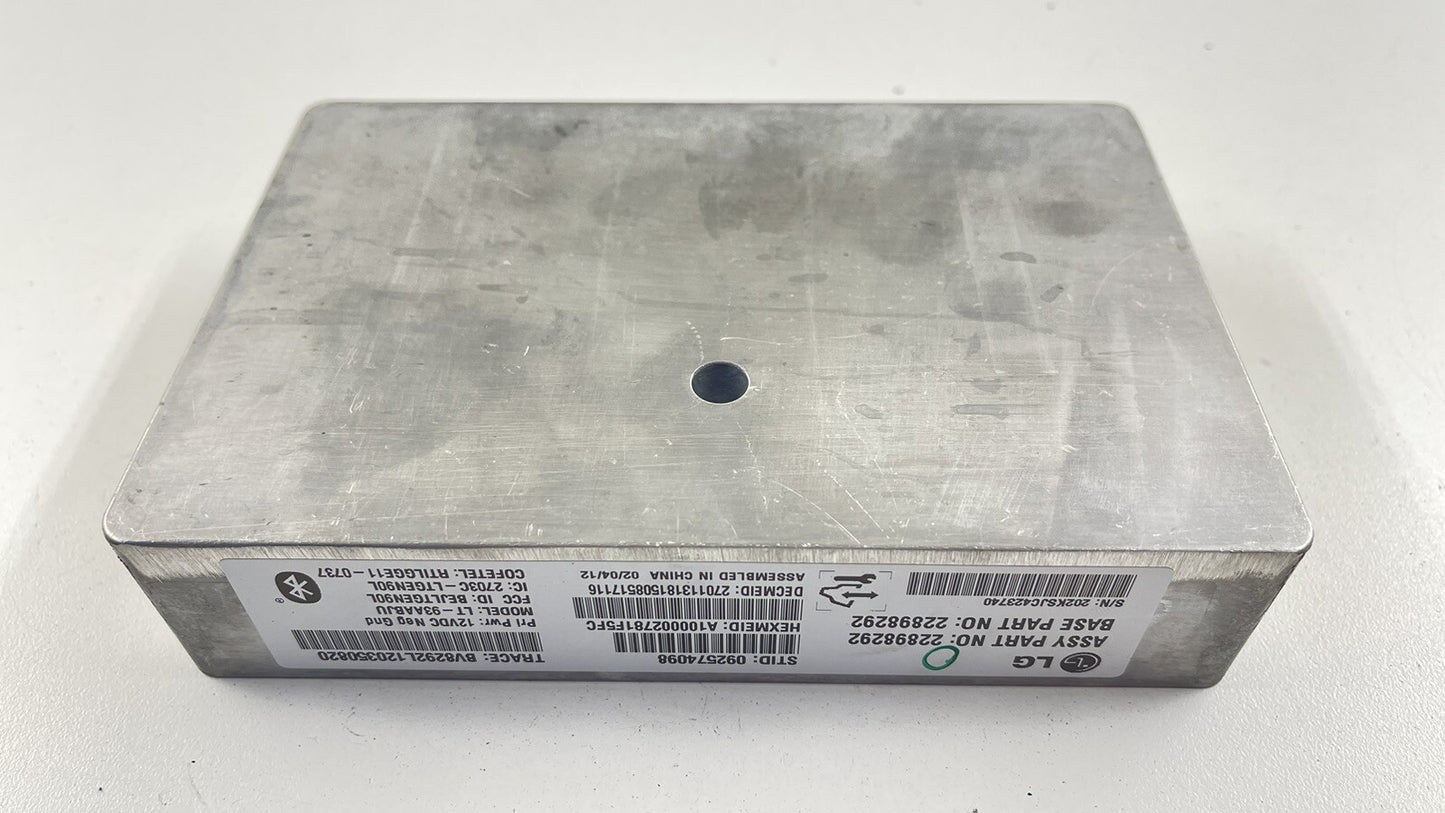 12-15 CHEVROLET CAMARO SS BLUETOOTH COMMUNICATION INTERFACE 22898292 OEM