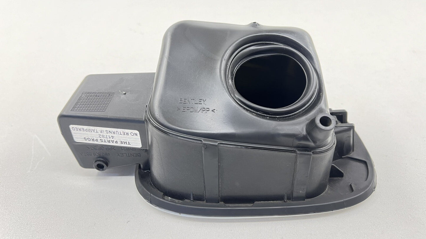13-18 BENTLEY FLYING SPUR FUEL TANK GAS CAP DOOR LID WHITE 4W0.809.857.A OEM