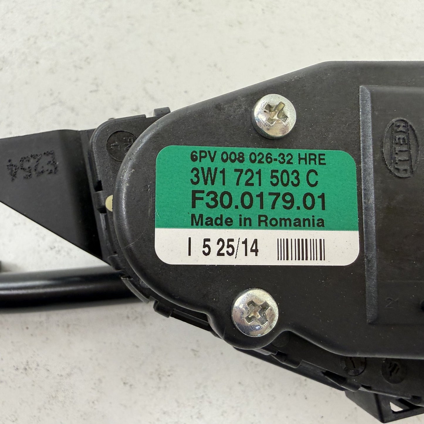 2014-2018 Bentley Flying Spur Gas Pedal Throttle Accelerator 3W1721503C OEM