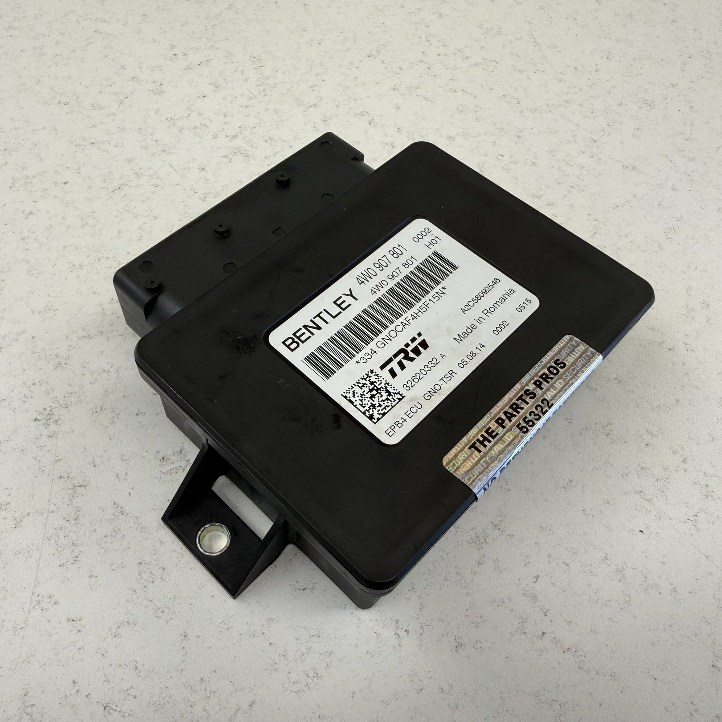 14-18 Bentley Flying Spur Electronic Parking Brake Control Module 4W0907801 OEM