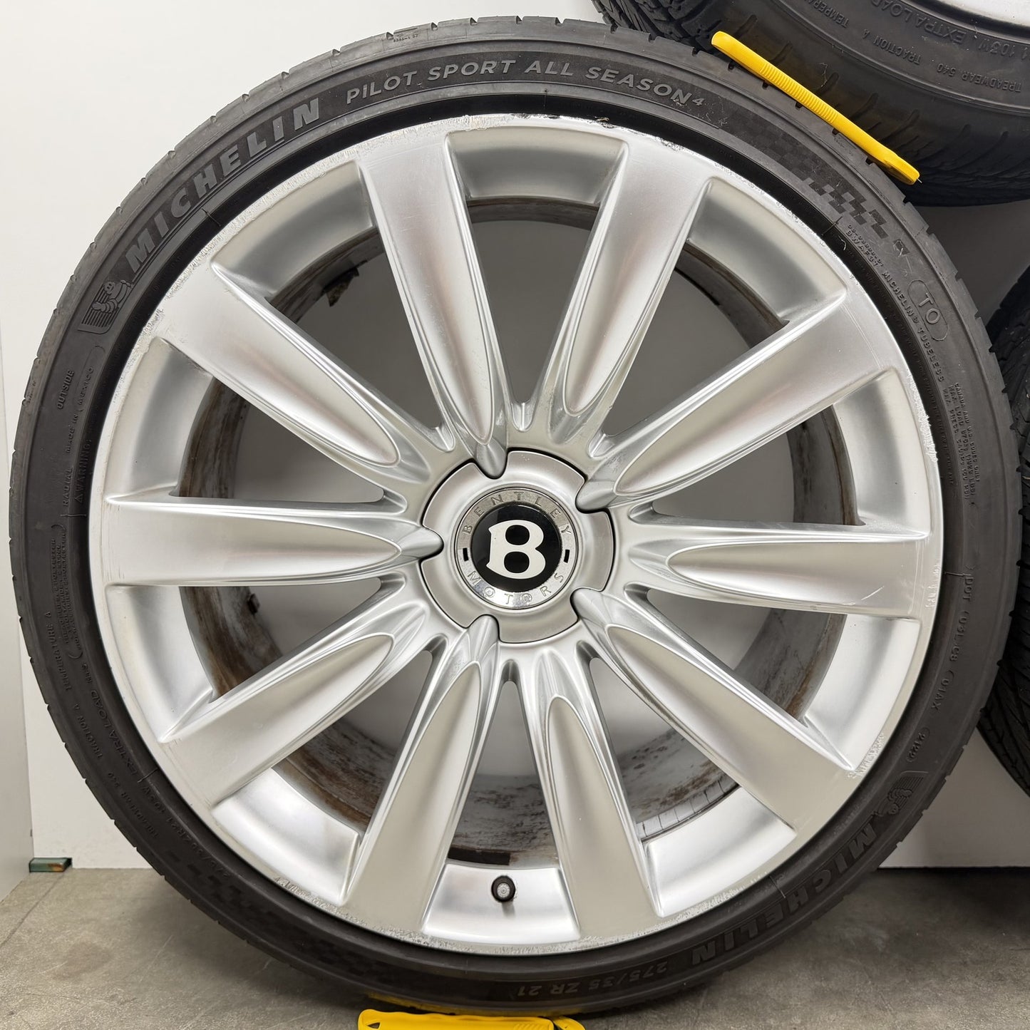 2014-2018 Bentley Flying Spur 21" Wheels Set 10 Spoke Rims & Tires Factory OEM