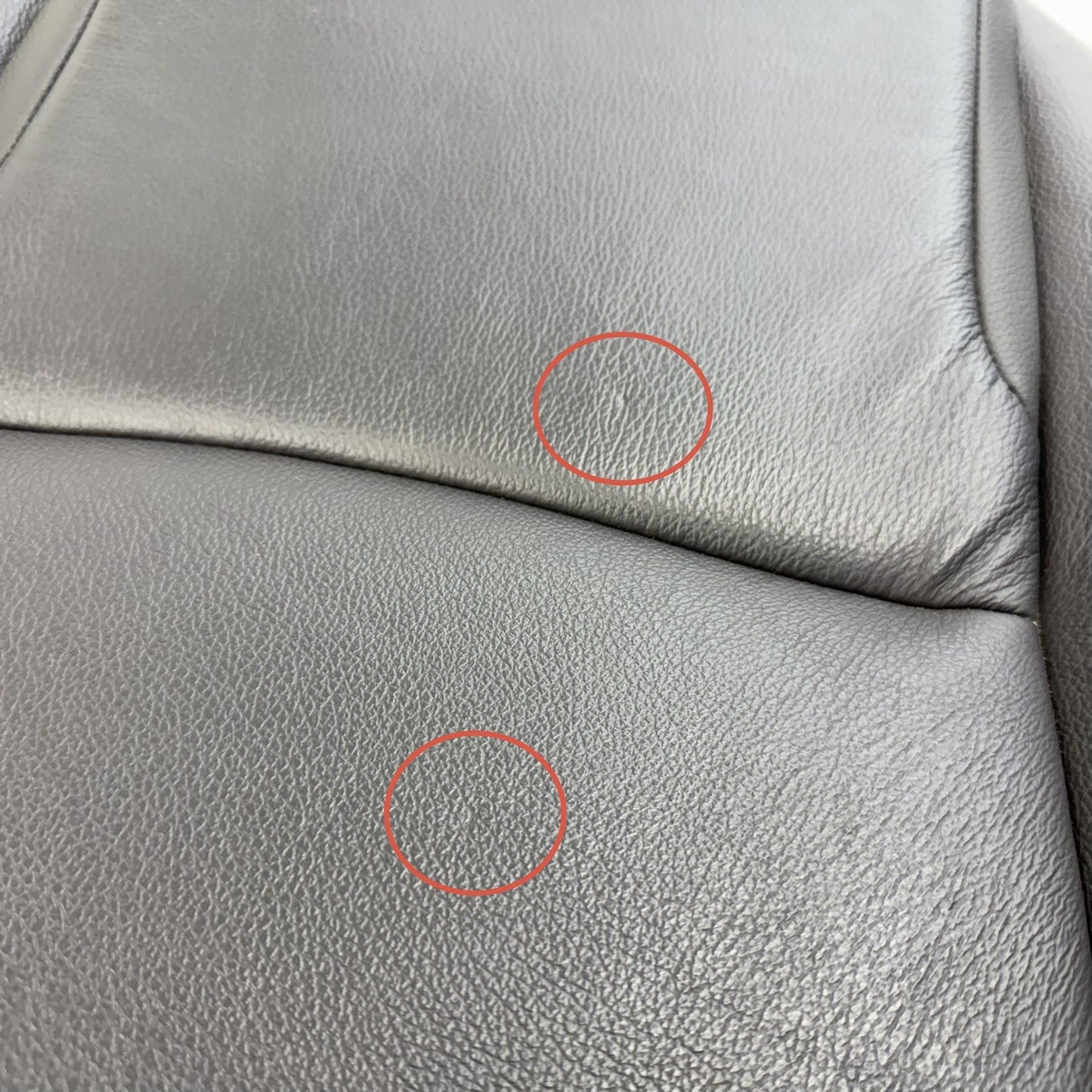 18-20 Honda Odyssey Driver Left Front Upper Seat Cushion Cover Leather Mocha OEM