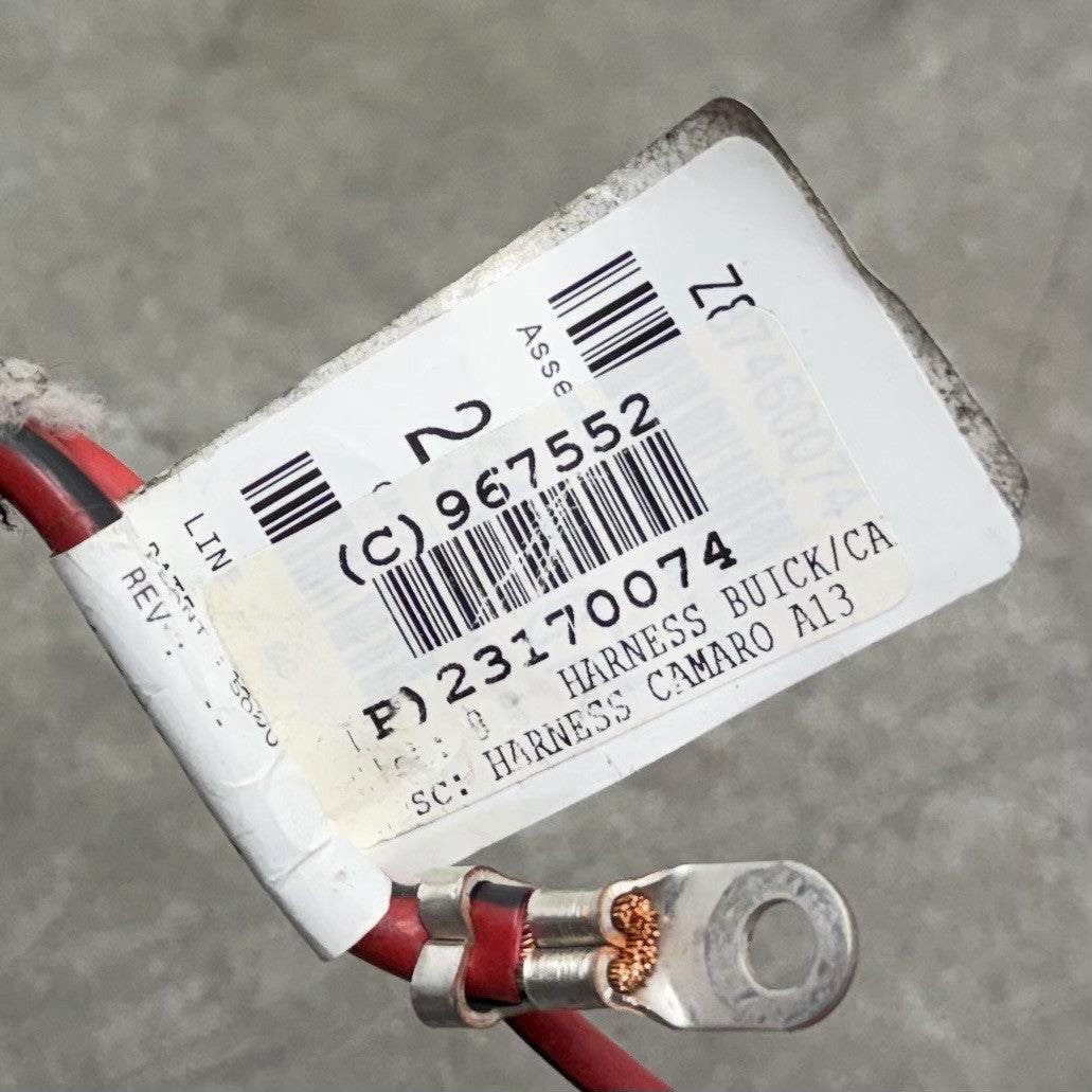 14-15 Chevrolet Camaro SS Chassis Main Body Wiring Wire Harness 23170074 OEM