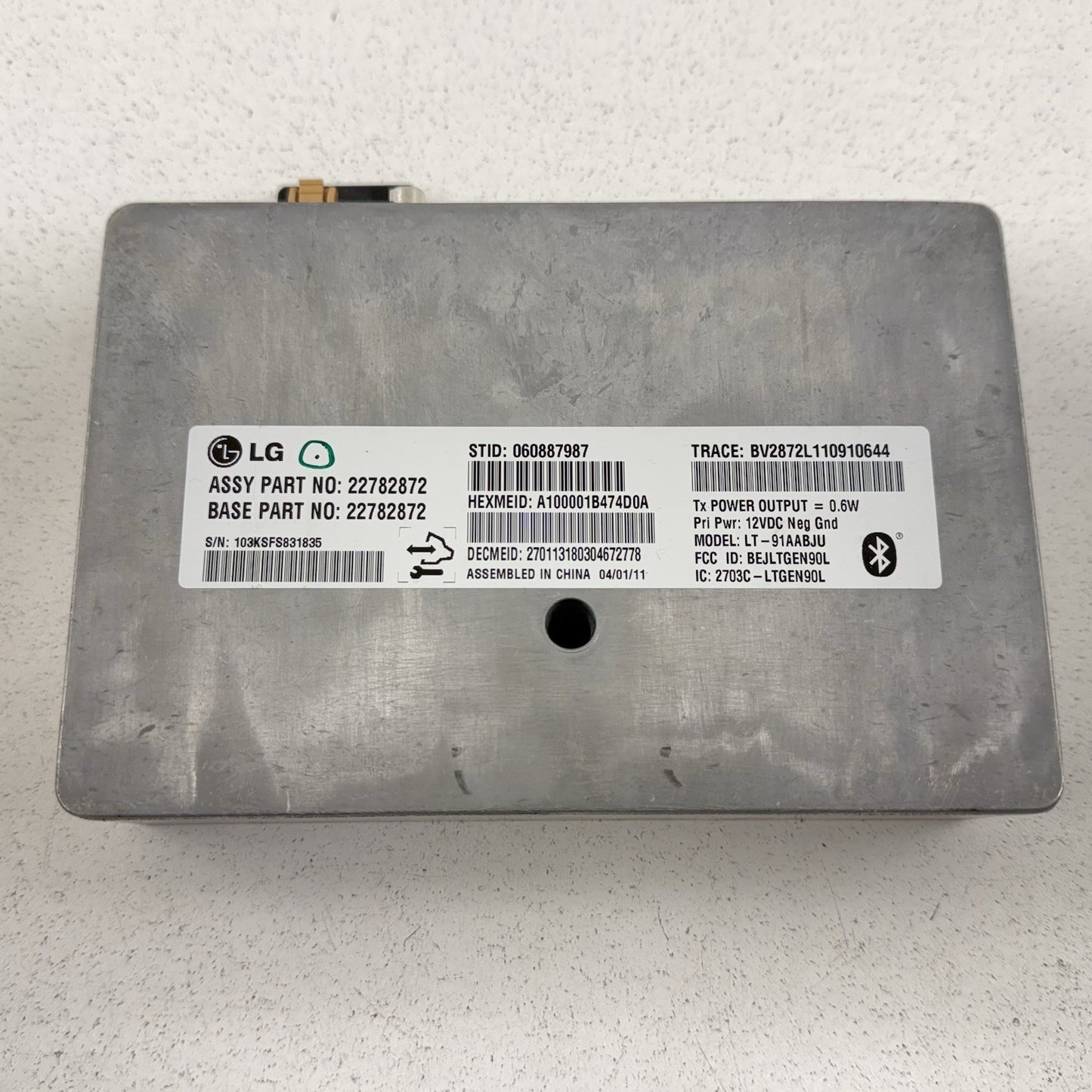 10-15 Chevrolet Camaro Bluetooth Communication Interface Module 22782872 OEM