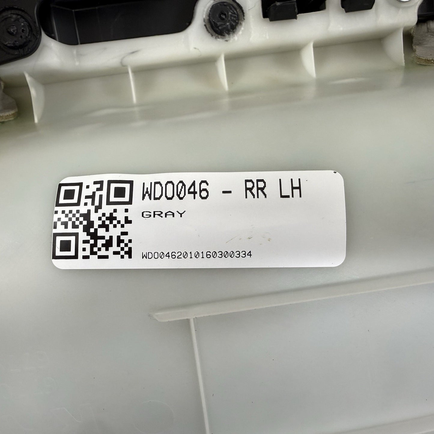 19-25 Toyota RAV4 Driver Left Rear Door Panel Interior Trim Gray Leather OEM