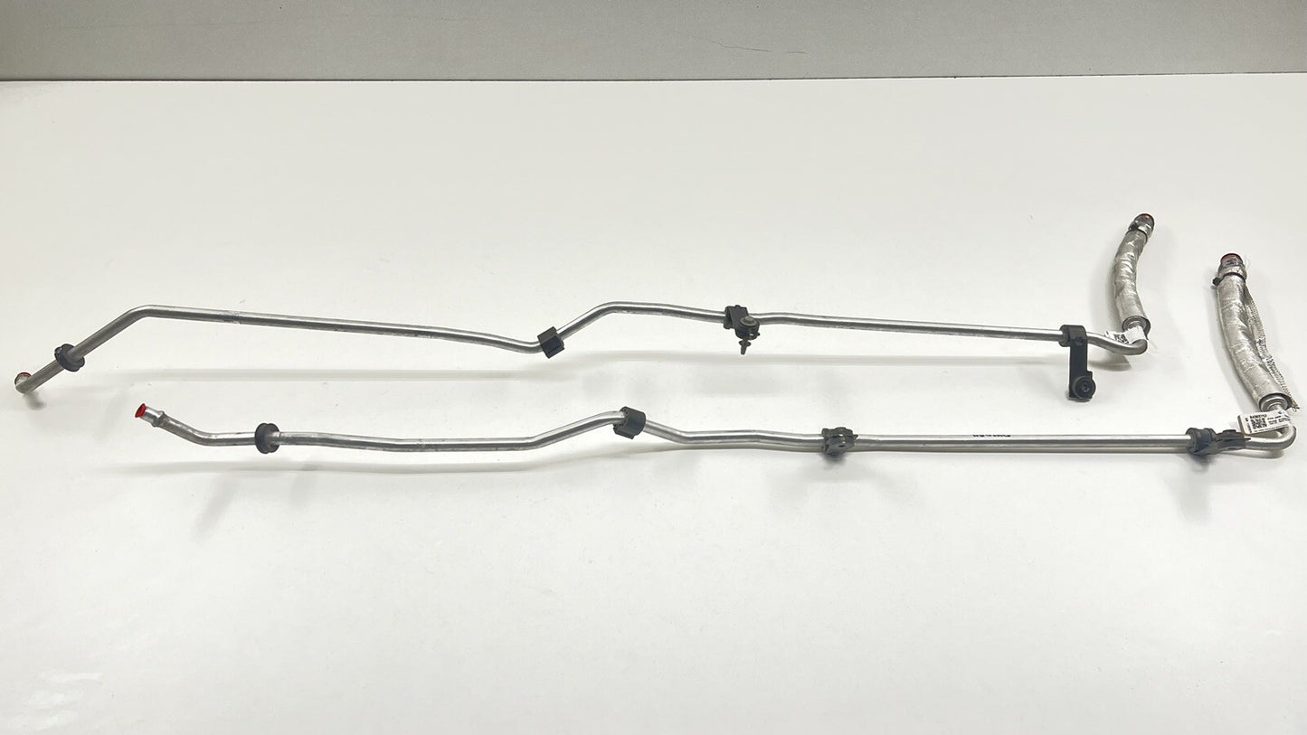 22-24 CADILLAC CT4 V BLACKWING REAR DIFF DIFFERENTIAL OIL COOLER LINE PAIR OEM