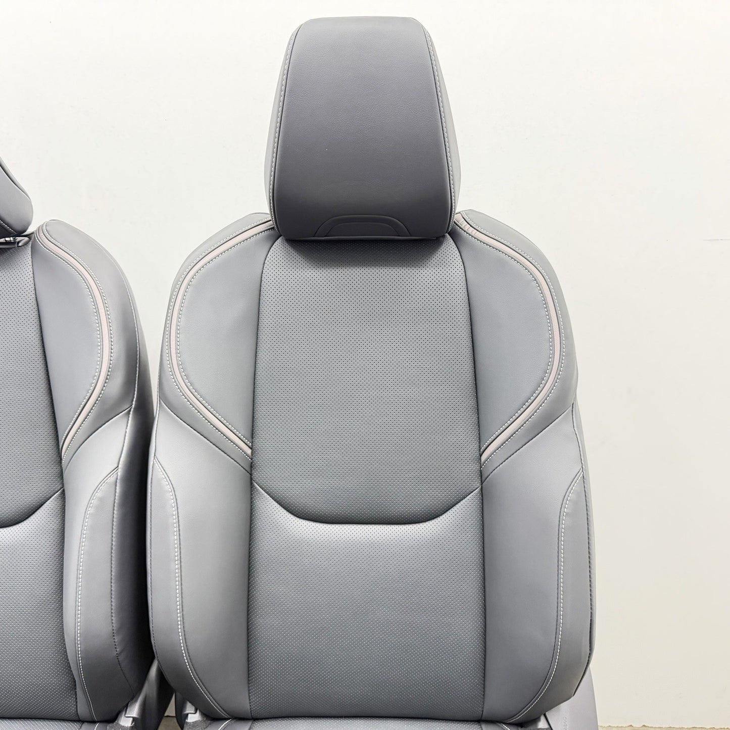 23-26 Toyota Prius Limited Front Seat Pair Heated & Ventilated Black SofTex OEM