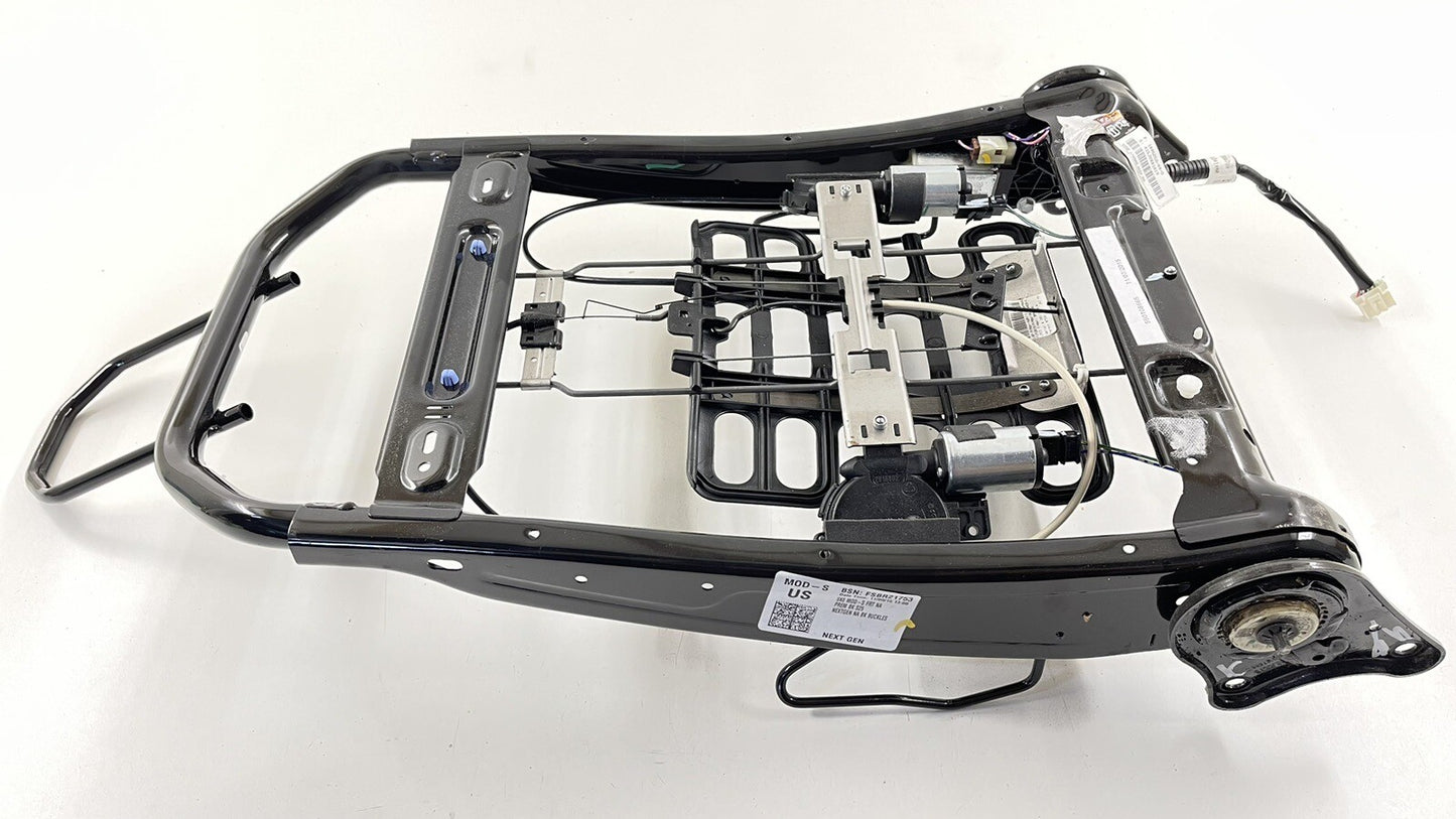 12-16 TESLA MODEL S RIGHT FRONT UPPER SEAT TRACK SEAT FRAME SEAT RAIL OEM