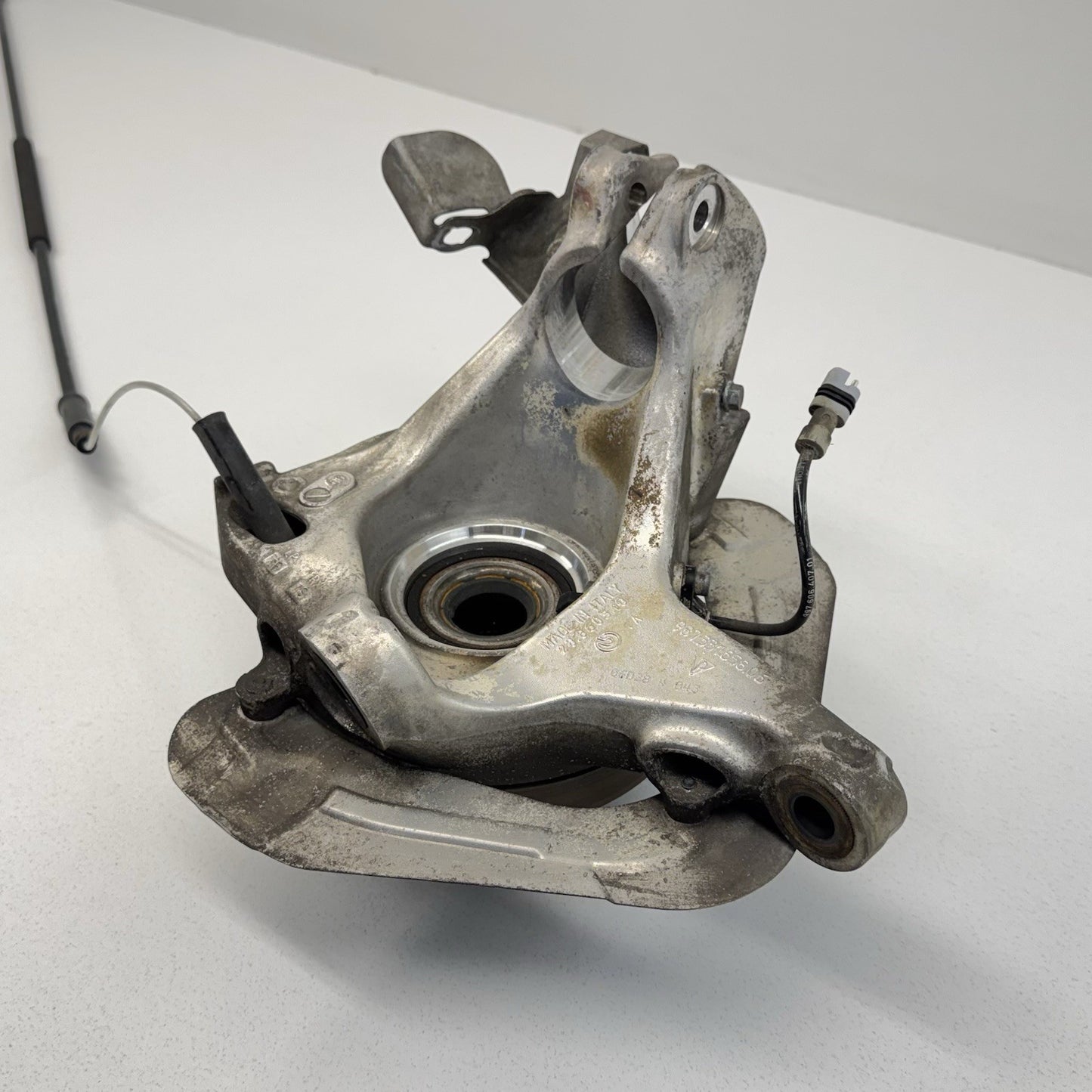 05-12 Porsche Boxster Cayman 987 Right Rear Knuckle Hub W/ Control Arm Set OEM