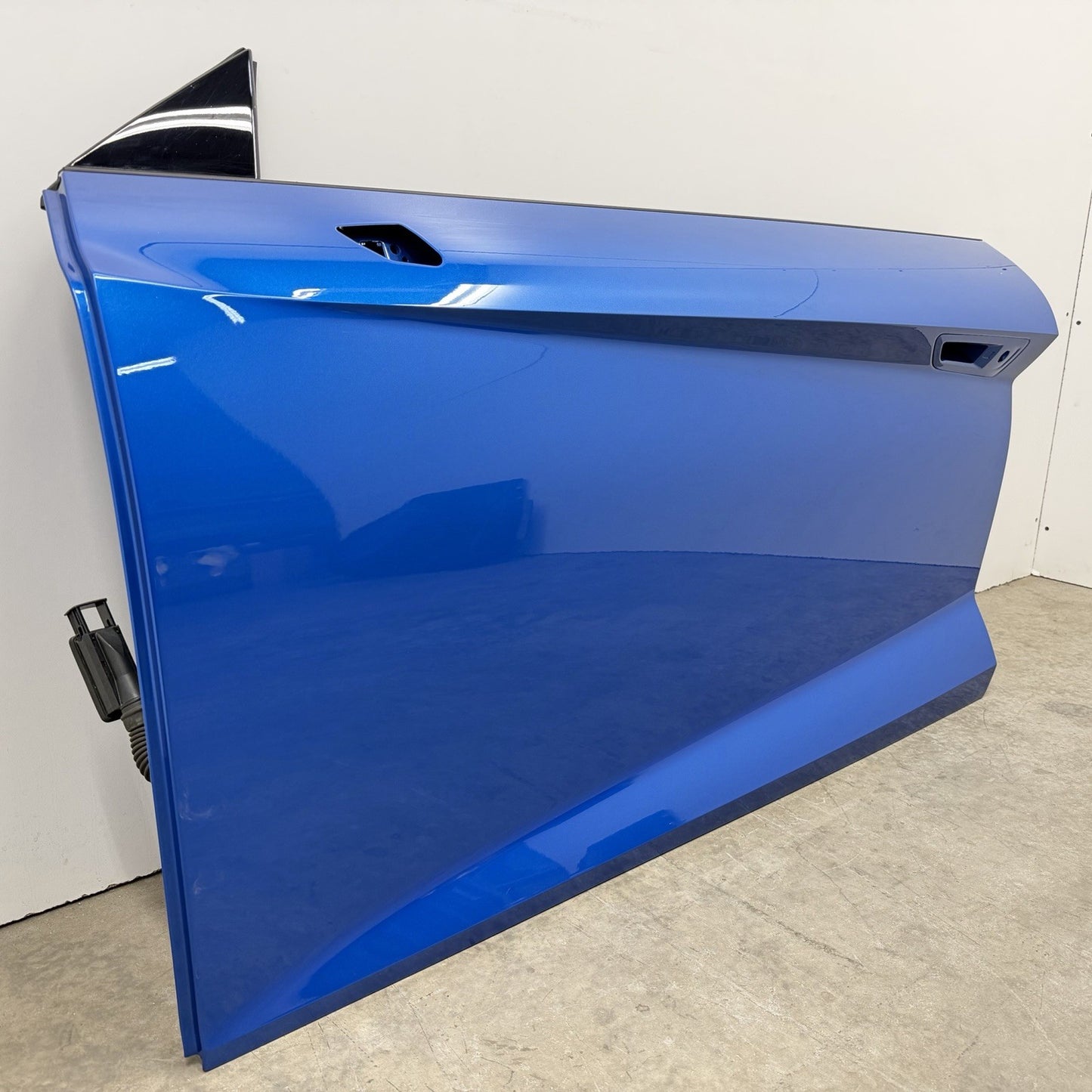 17-23 Audi R8 Coupe Driver Left Door Shell Complete With Glass Ara Blue OEM