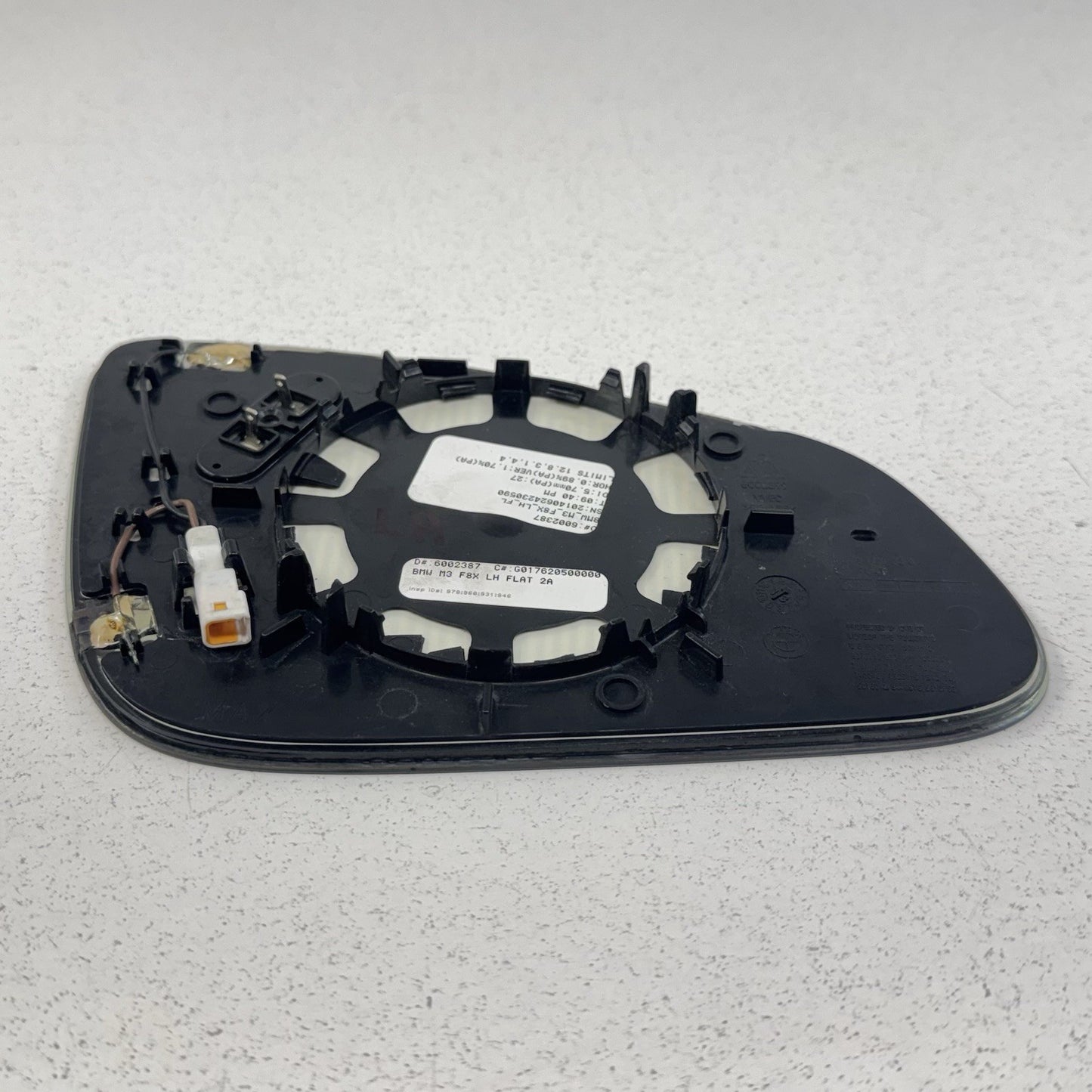15-18 BMW F80 M30 Driver Left Front Door Mirror Glass Heated Auto Dim OEM