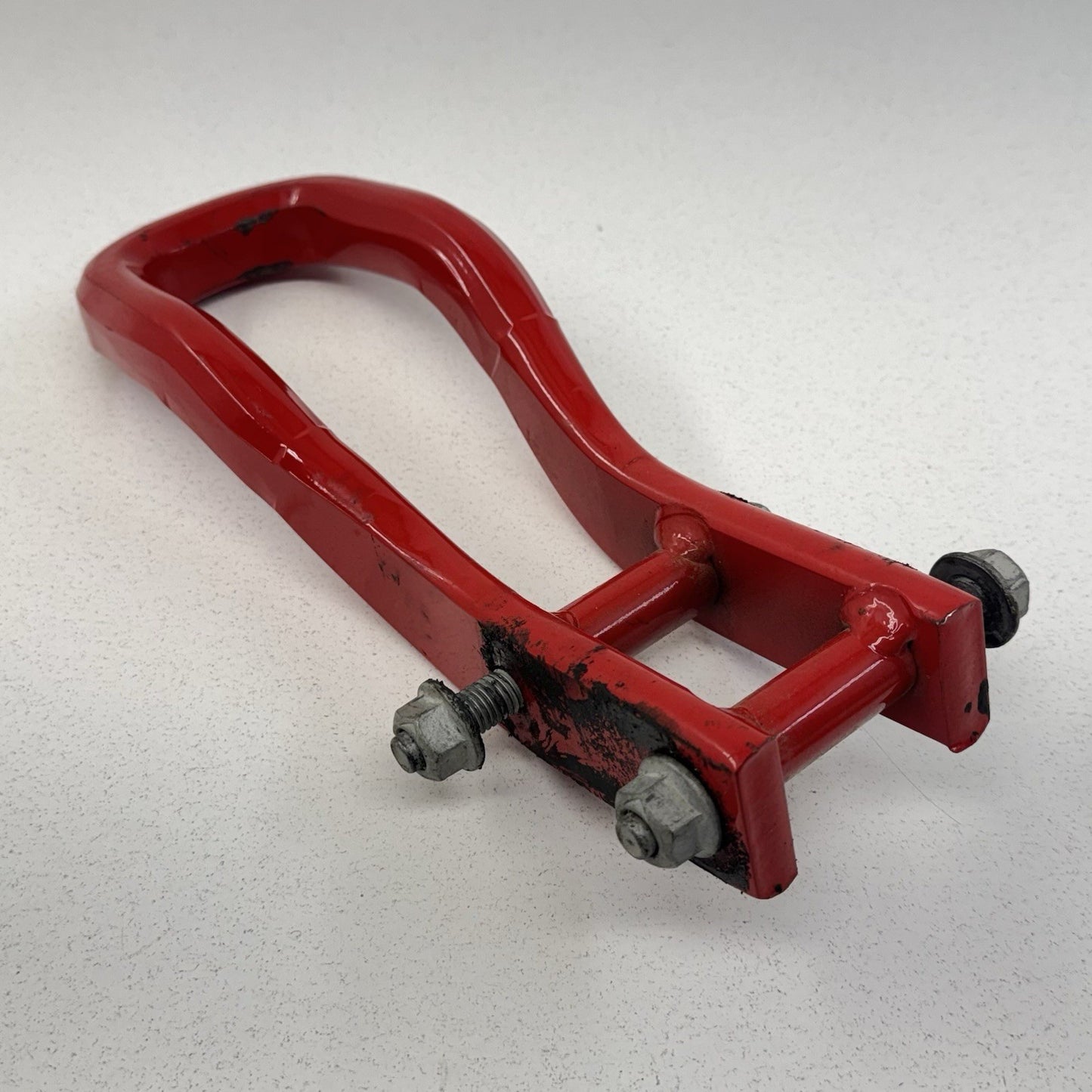 20-26 Chevy Silverado 2500 3500 Front Tow Recovery Hooks Pair Red 84513877 OEM