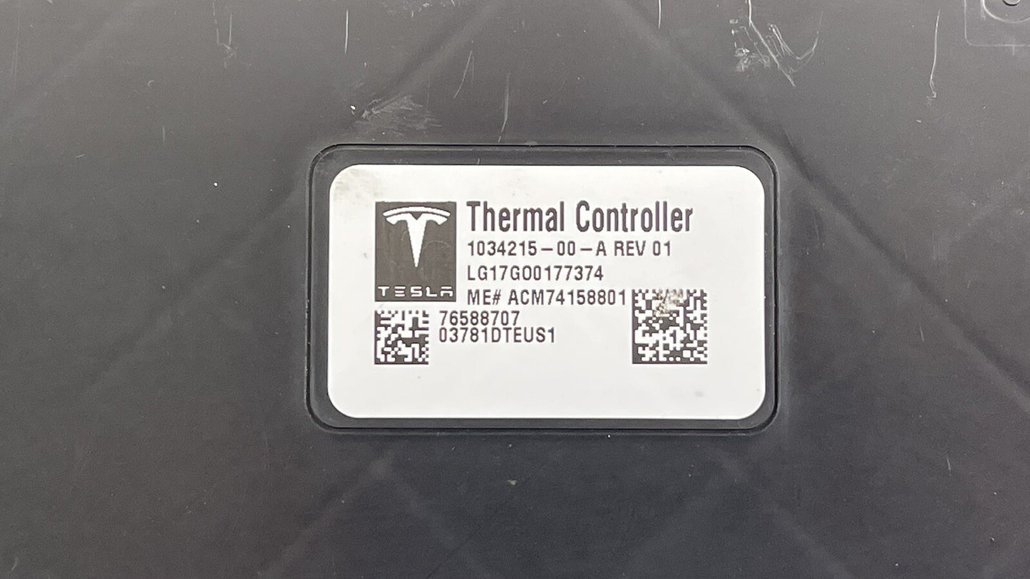 12-20 TESLA MODEL S HVAC HEATER CORE THERMAL CONTROLLER MODULE 1034215-00-A OEM