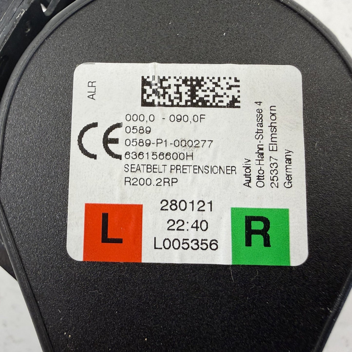 2021-2026 BMW M4 G82 Coupe Driver Left Rear Seatbelt Seat Belt Retractor OEM