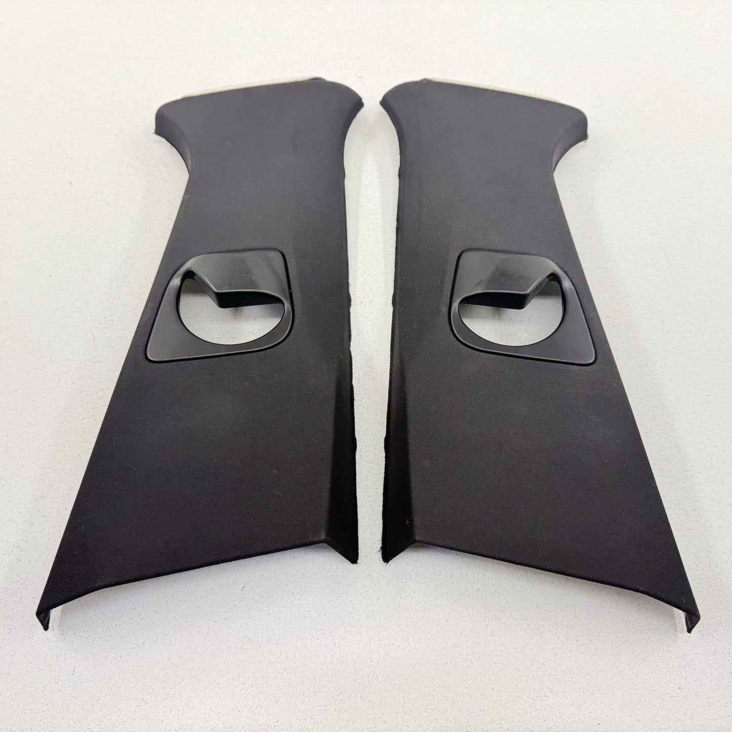 18-24 BMW G01 X3 A B Pillar Upper Interior Trim Set Left & Right Black OEM