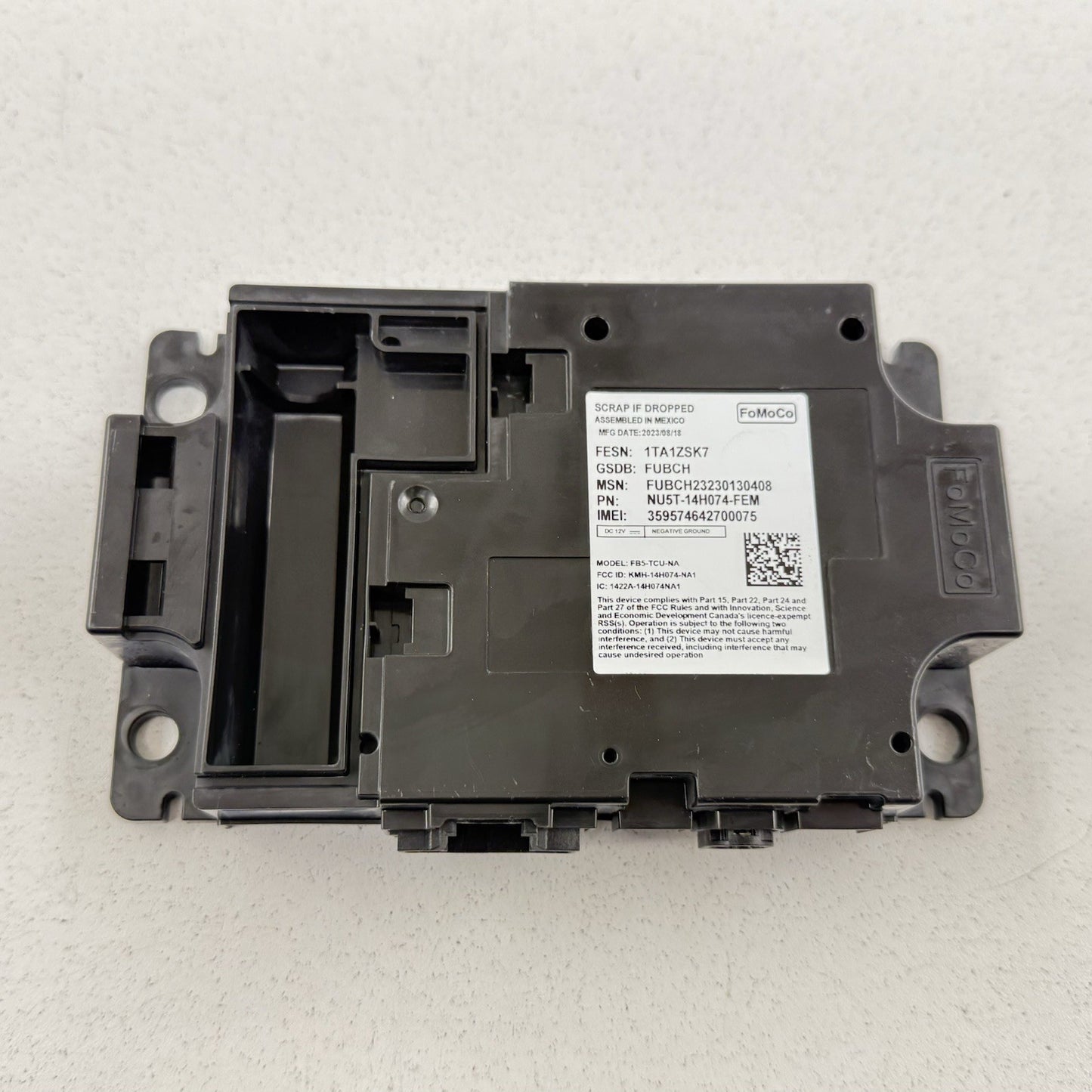 24-25 Ford Mustang Telematics Communications Module NU5T-14H074-FEM OEM