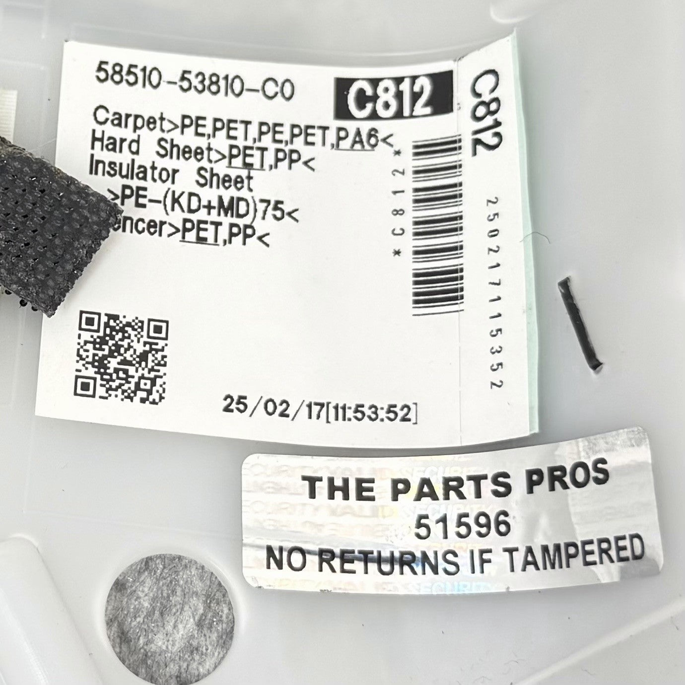 21-26 Lexus IS300 IS350 IS500 Interior Floor Body Carpet Black OEM