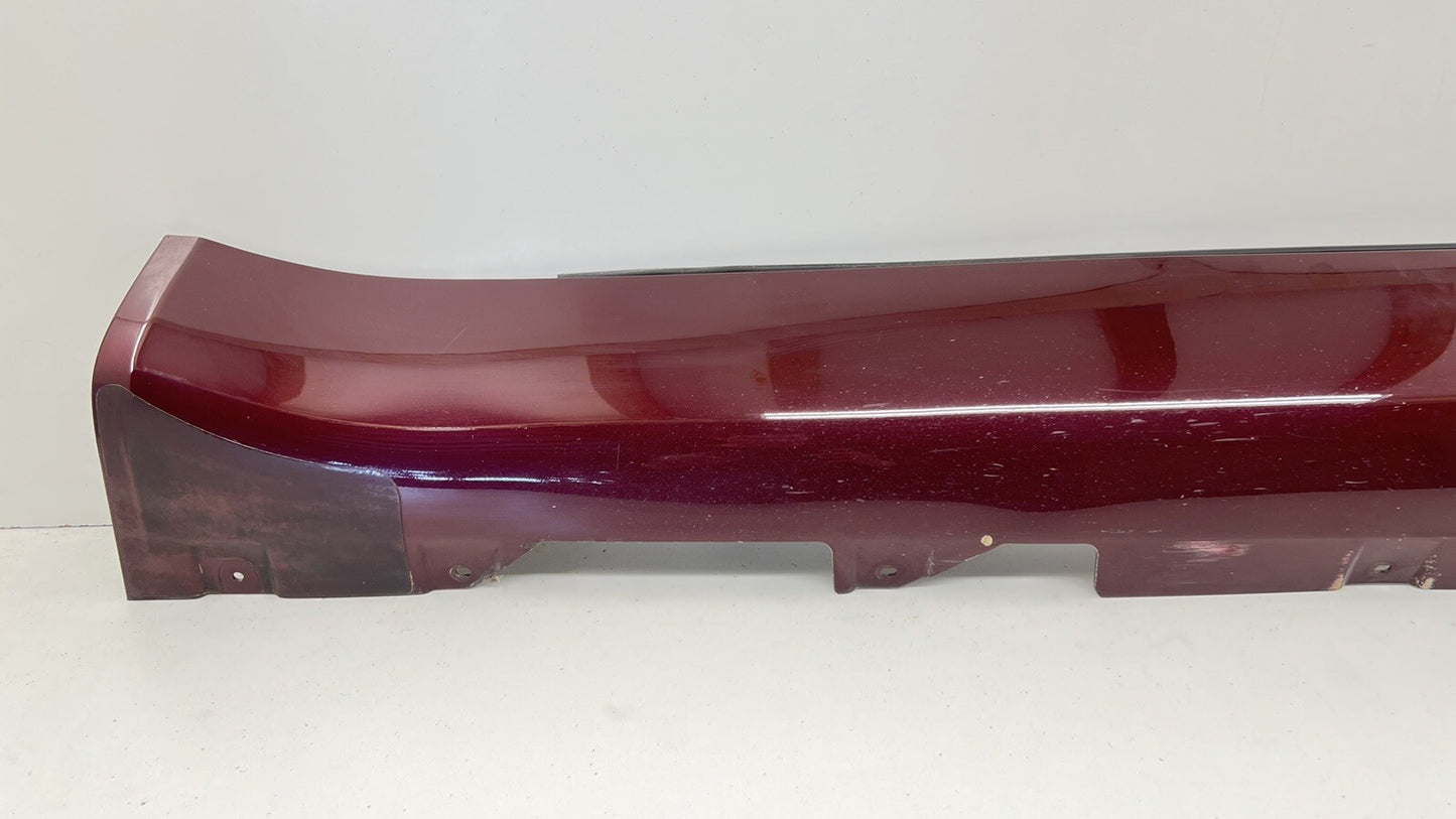 07-09 ASTON MARTIN VANTAGE LEFT SIDE SKIRT ROCKER PANEL COVER MERLOT RED OEM