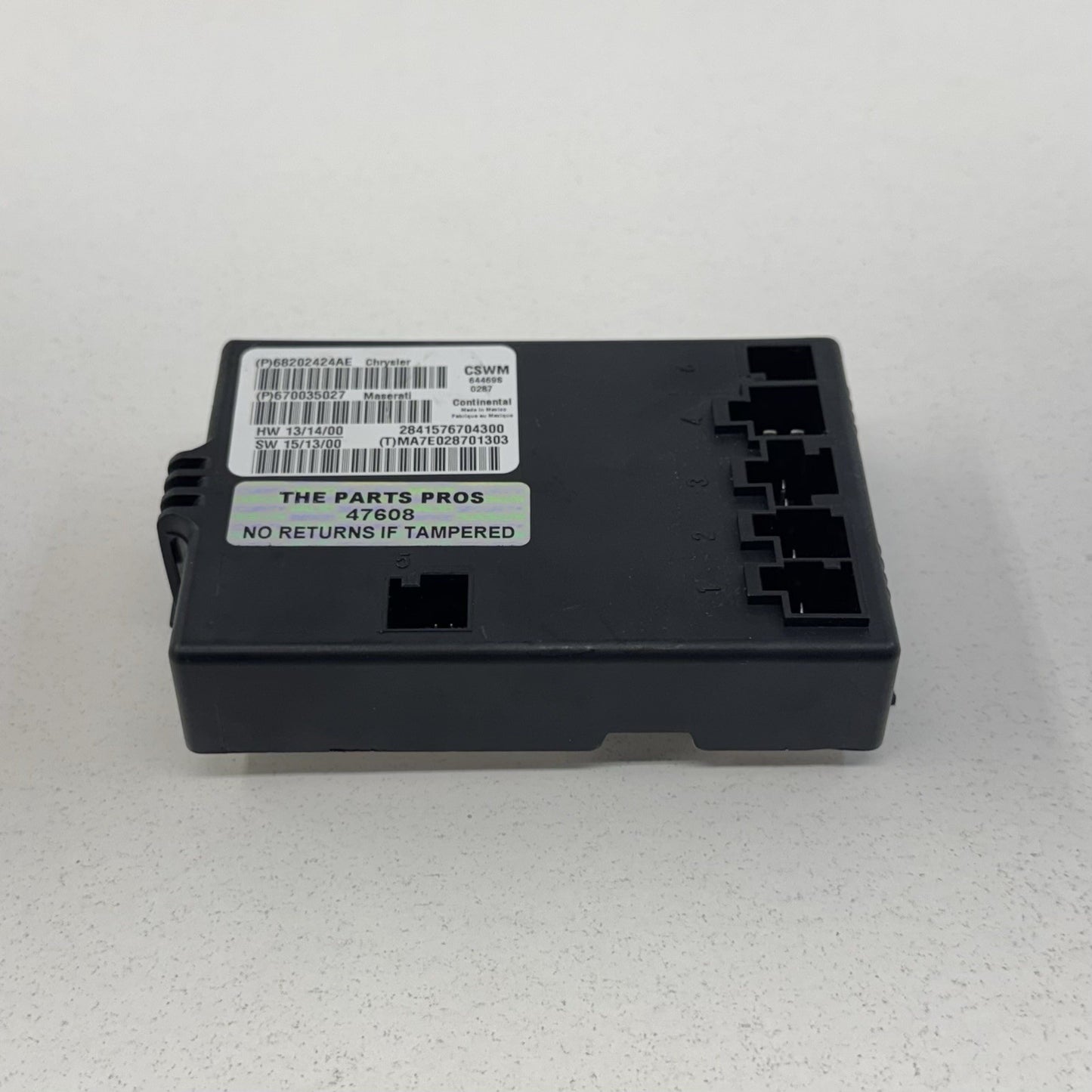 14-24 Maserati Ghibli Right Front Heated Seat Control Module 670035027 OEM