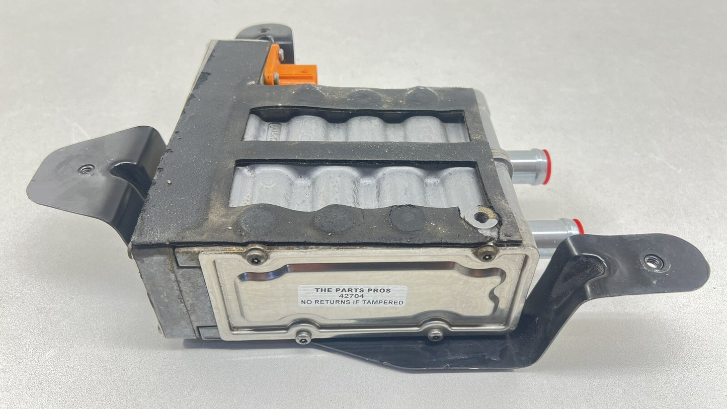14-16 PORSCHE PANAMERA S E-HYBRID DRIVE MOTOR INVERTER COOLER HEAT EXCHANGER OEM