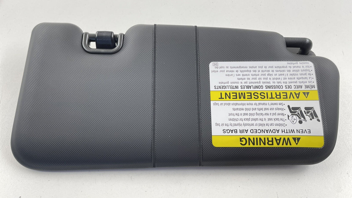 2022 SUBARU WRX DRIVER LEFT FRONT SUNVISOR SUN VISOR SHADE BLACK OEM