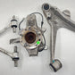 01-04 CORVETTE C5 Z06 LEFT FRONT SPINDLE KNUCKLE HUB WITH CONTROL ARM SET OEM