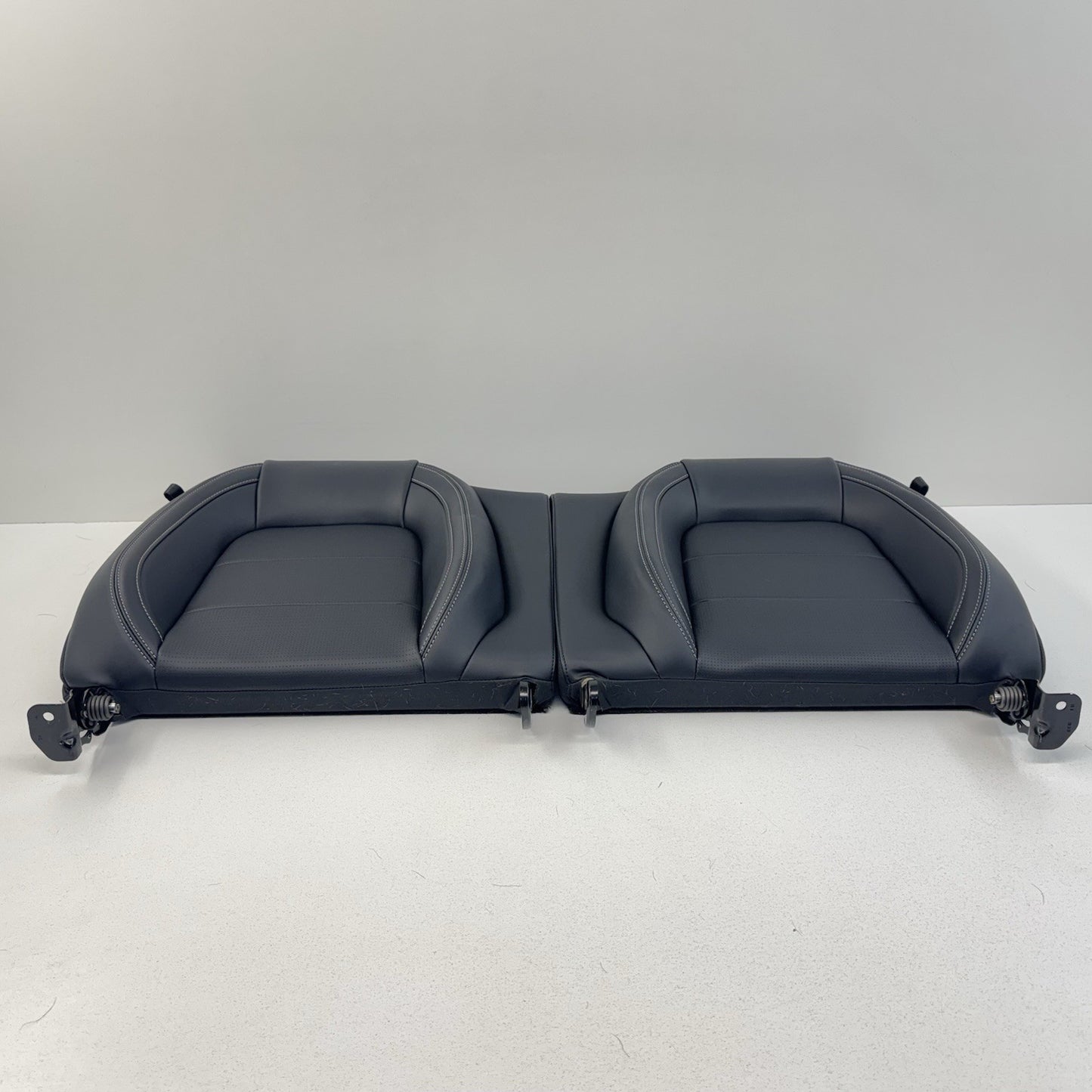 24-26 Ford Mustang Premium Rear Seat Set Upper & Lower Cushion Leather Black OEM