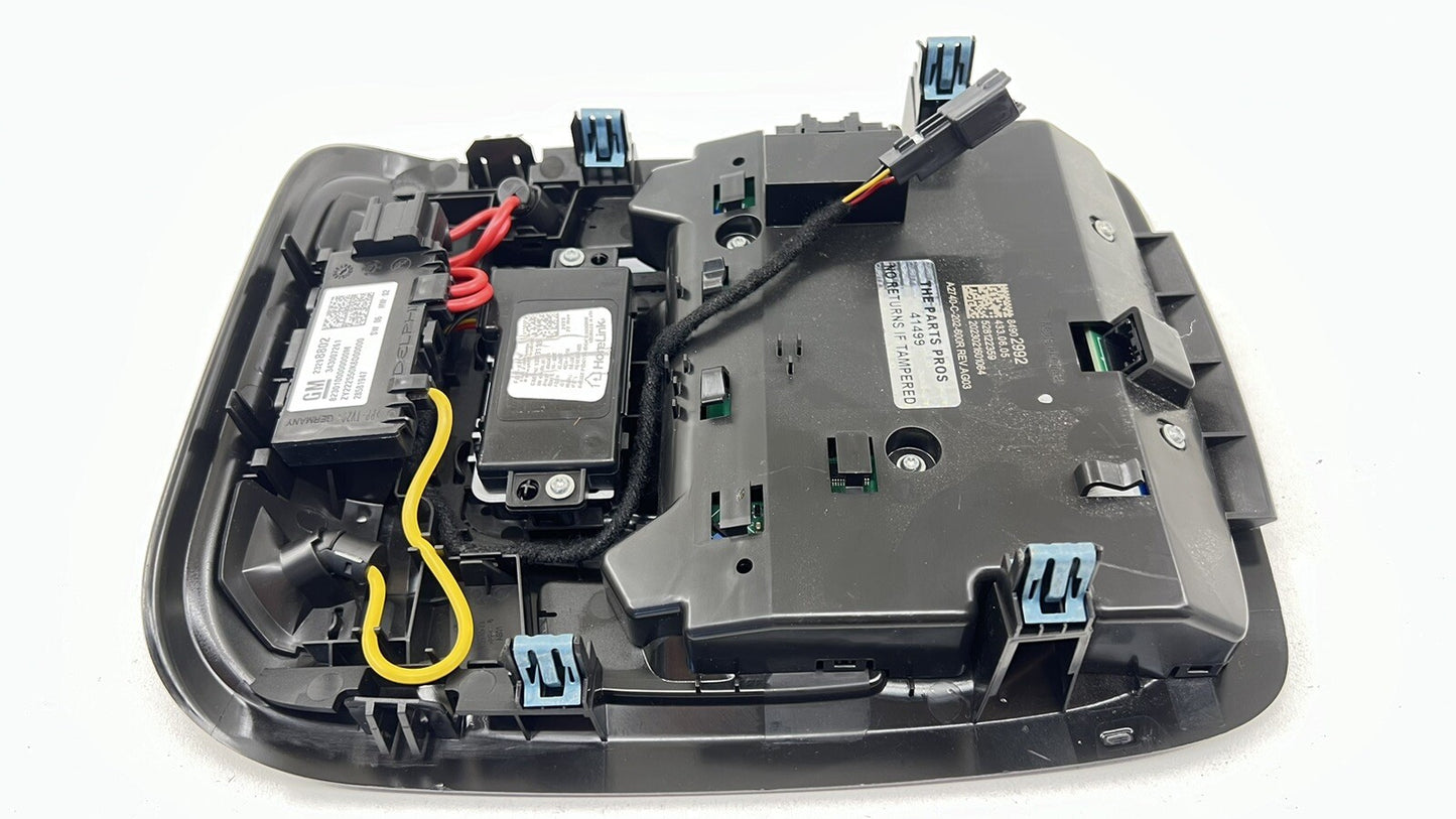 22-24 CADILLAC CT5 FRONT OVERHEAD CONSOLE LIGHT LAMP CONTROL PANEL DOME OEM
