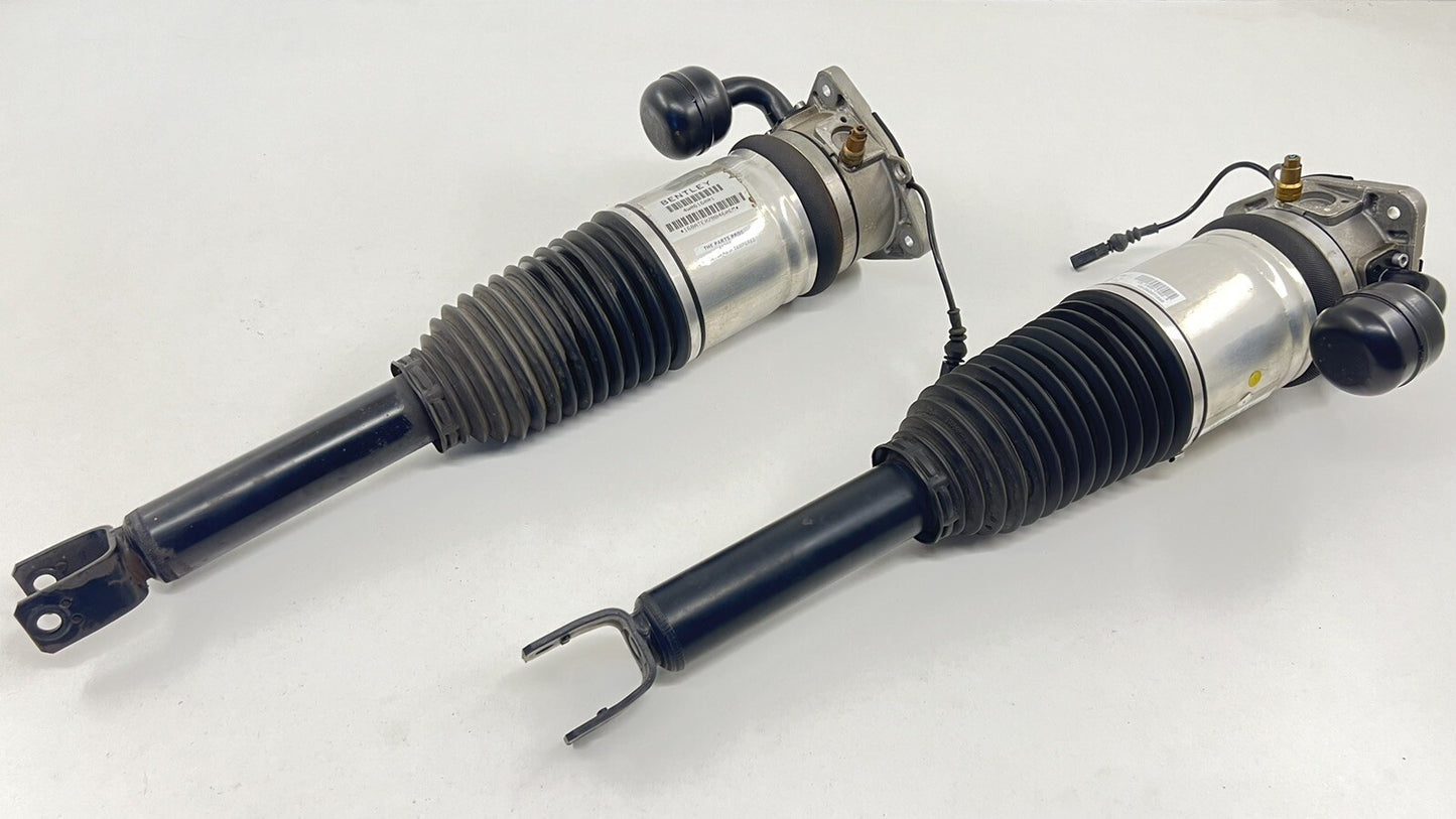 13-18 BENTLEY FLYING SPUR LEFT AND RIGHT REAR AIR SHOCK ABSORBER SUSPENSION OEM