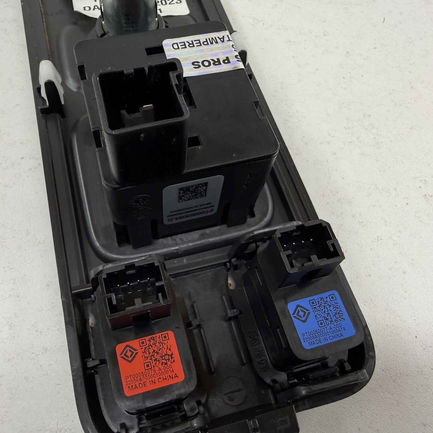 2022-2024 Rivian R1S Left Rear Seat Fold Down Switch &amp; Power Outlets W/ Trim OEM