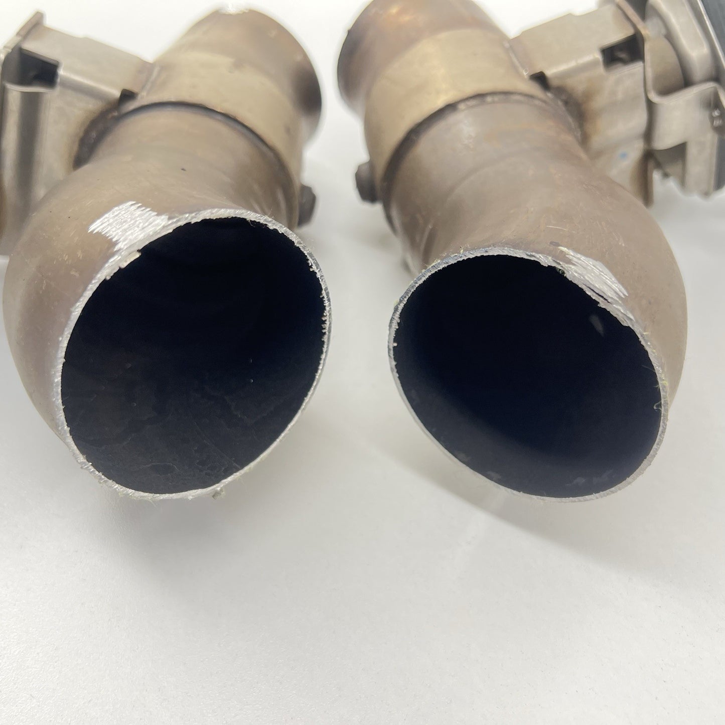 16-21 BMW M2 F87 Exhaust Muffler Cuts With Valve Actuator Pair OEM
