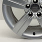 08-10 Audi TT 17" 17x8 Wheel Rim 5 Spoke Silver 8J0601025C Factory OEM