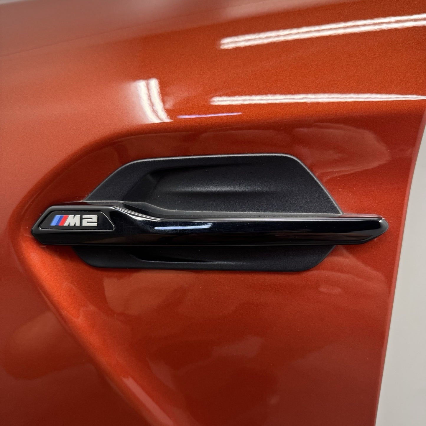 16-21 BMW M2 F87 Driver Left Front Fender Panel W/ Emblem Sunset Orange OEM