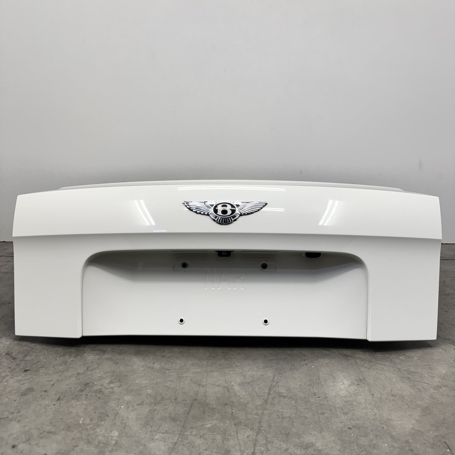 14-18 Bentley Flying Spur Trunk Lid Rear Deck Complete Glacier White OEM