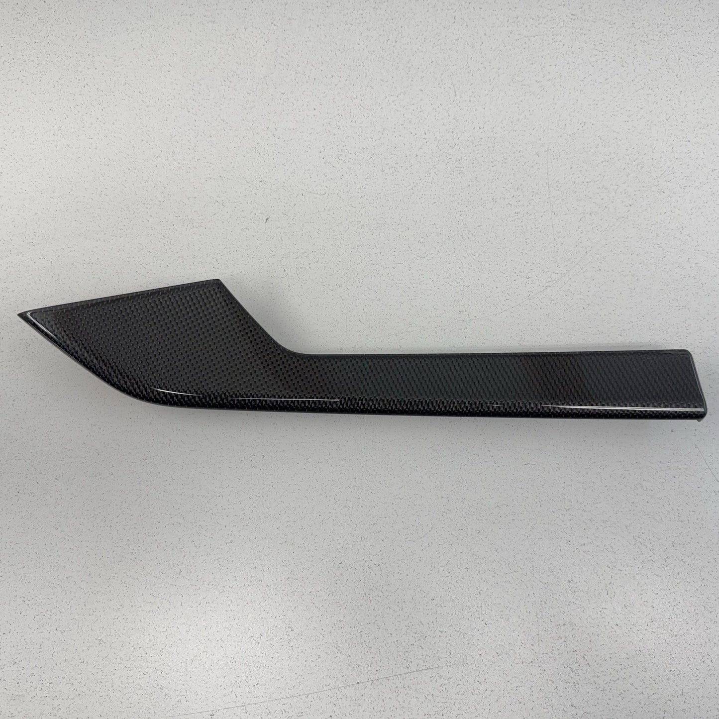18-25 Audi S5 Sportback Driver Left Rear Interior Door Trim Carbon Fiber OEM