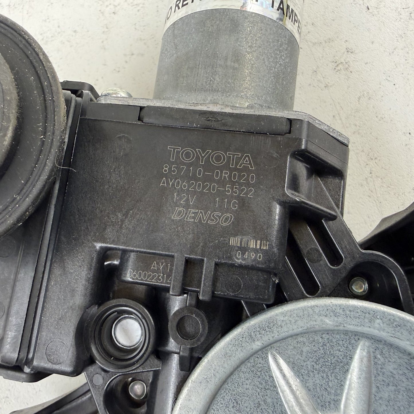 2019-2025 Toyota RAV4 Passenger Right Rear Door Glass Window Regulator Motor OEM