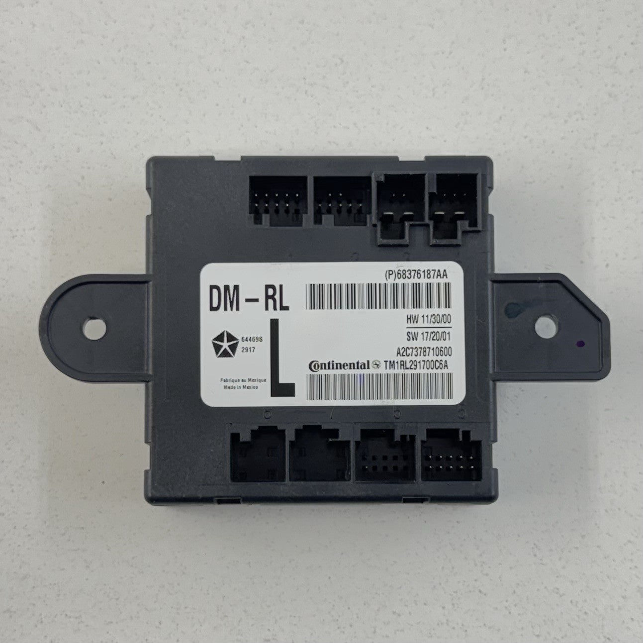 17-24 Maserati Ghibli Driver Left Rear Door Control Module 68376187AA OEM