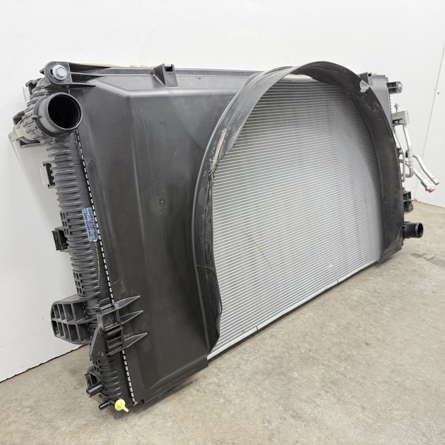 19-24 Ram 4500 5500 6.7L Radiator Support W/ Radiator Shutter Fan Assembly OEM