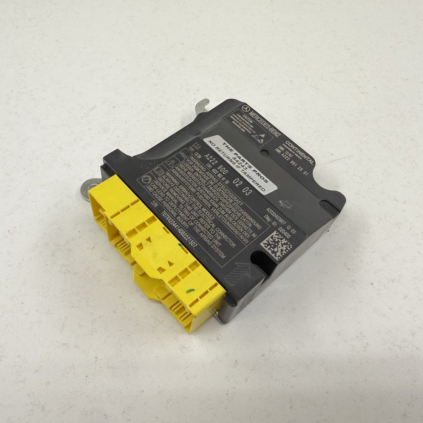 2014-2017 Mercedes S550 W222 Airbag Air Bag SRS Restraint Module 2229012501 OEM