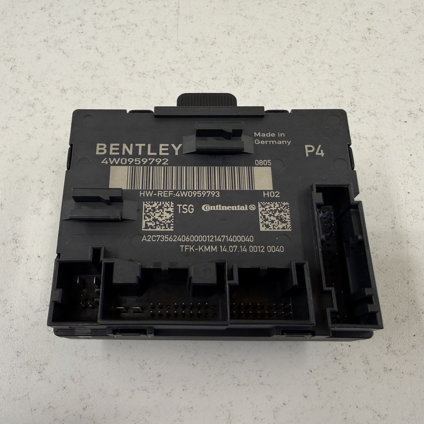 2014-2018 Bentley Flying Spur Right Front Door Control Module 4W0959792 OEM