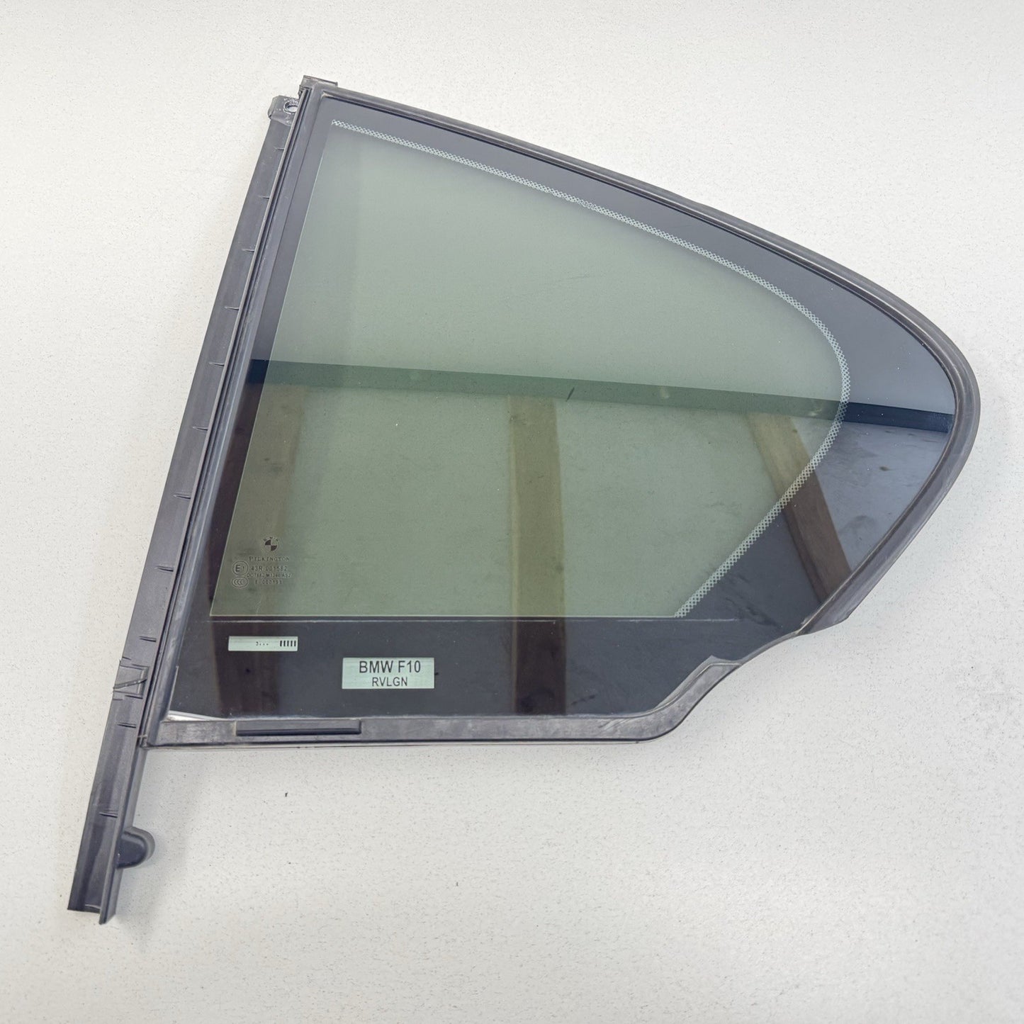 11-16 BMW M5 528 535 550 F10 Driver Left Rear Quarter Panel Window Glass OEM