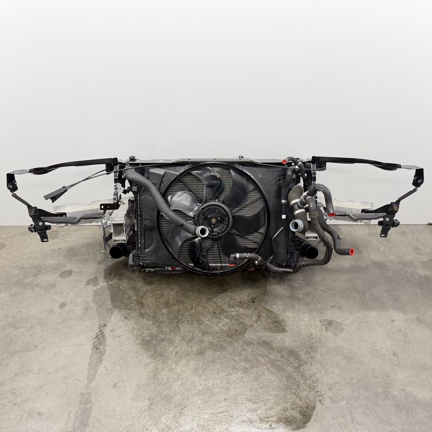 2012-2014 Mercedes C250 W204 Radiator Support Cooling Pack Rebar Assembly OEM