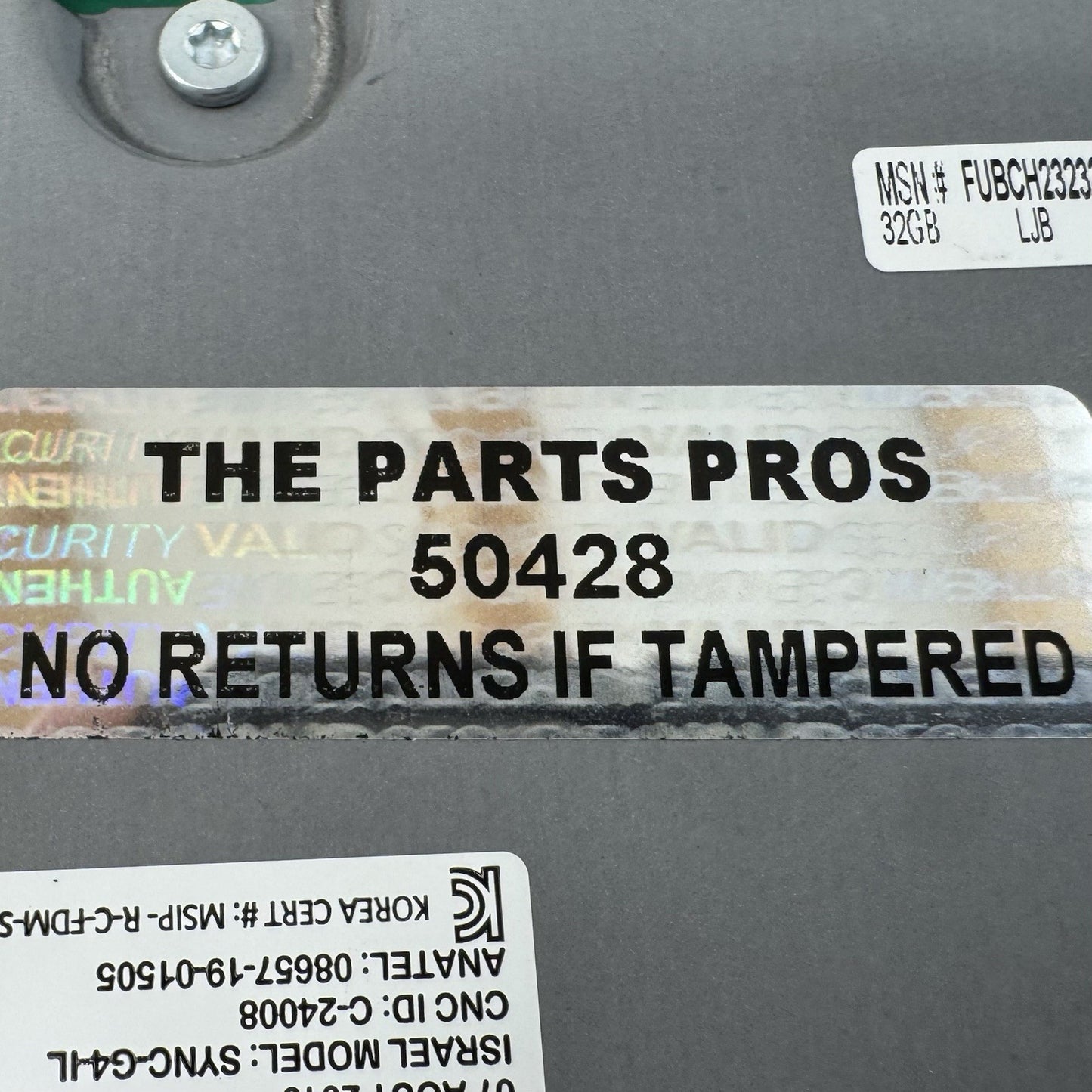 24-25 Ford Mustang Communication Sync Module PR3T-14G670-BFR PU5T-14G670-LJB OEM