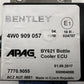 13-18 BENTLEY FLYING SPUR BOTTLE COOLER ECU CONTROL MODULE 4W0 909 057 OEM