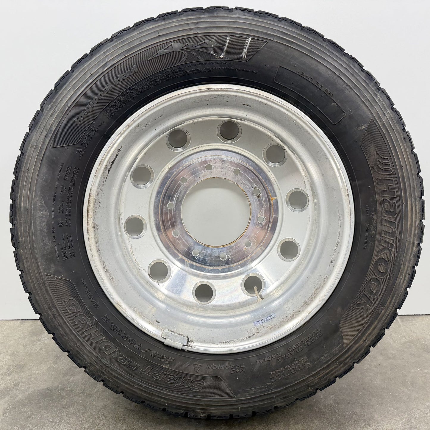 2019-2026 Ram 4500 5500 Dually Wheels Set of 6 Rims & Tires Polished Alcoa Style