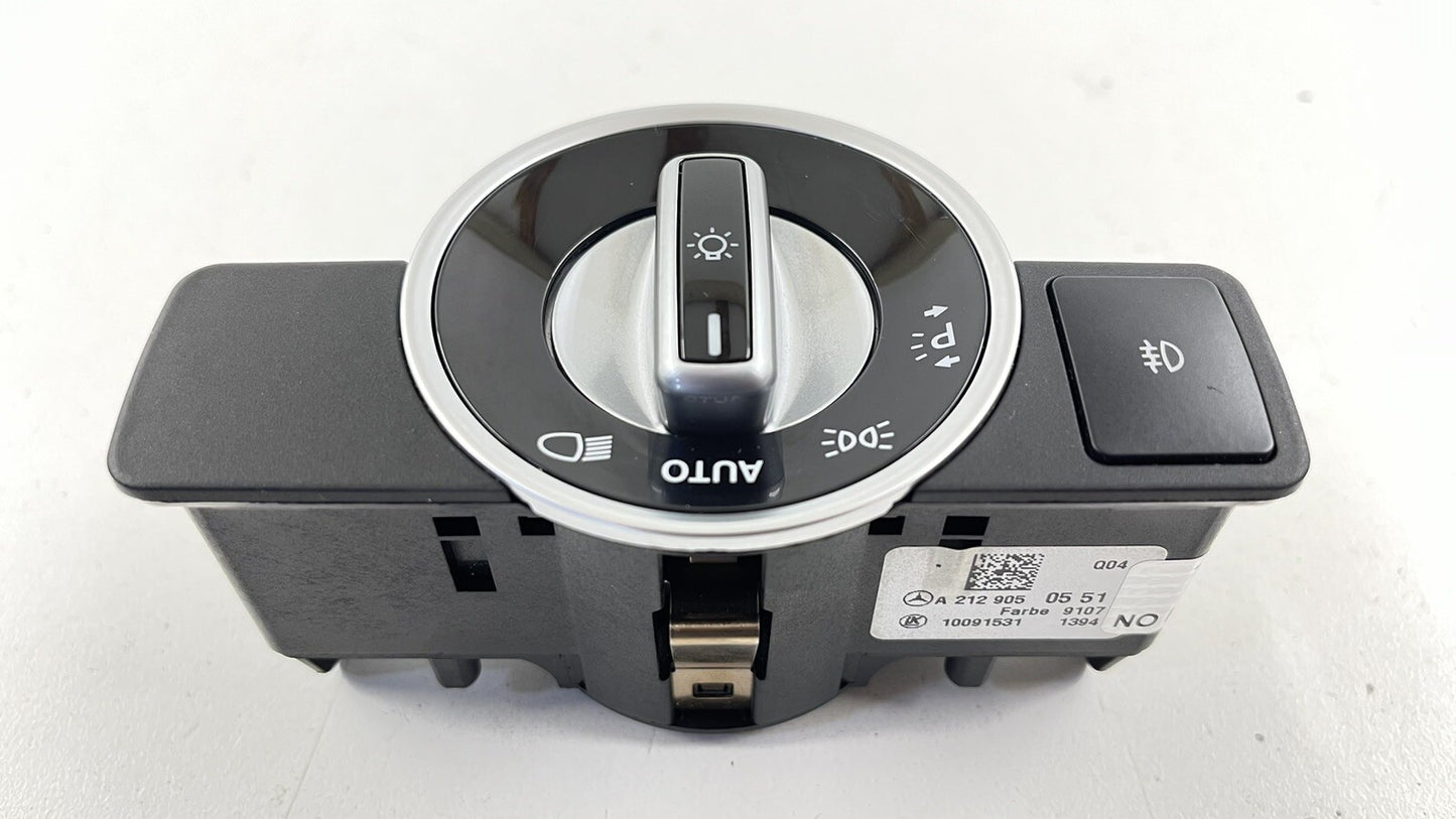 13-16 MERCEDES BENZ GL350 X166 HEADLIGHT HEAD LIGHT LAMP CONTROL SWITCH OEM