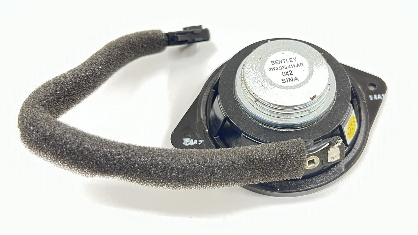 13-18 BENTLEY FLYING SPUR LEFT OR RIGHT REAR DECK SHELF SPEAKER 4W0.035.411 OEM
